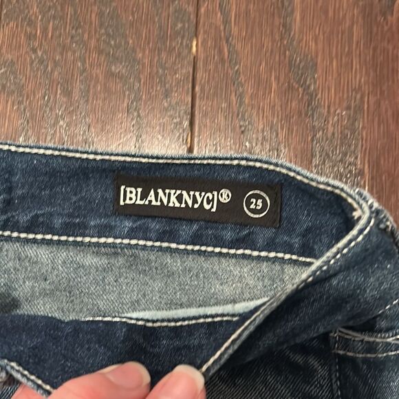 NWT BlankNYC Blue Straight Leg Jeans Size 25 - Picture 8 of 11